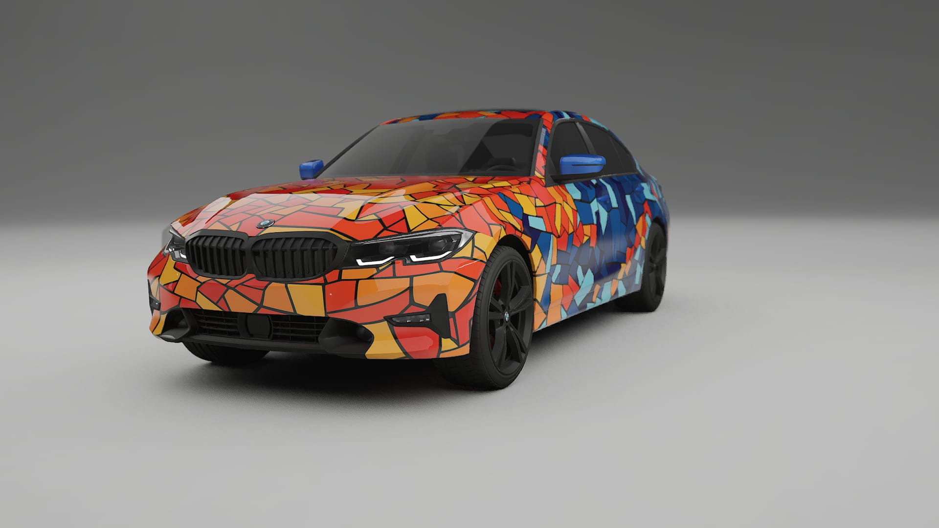 BMW 3 G20 prefacelift pre-LCI BARCELONA – Design-Wrap PPF-Kit aus bedruckbarer Polyurethanfolie