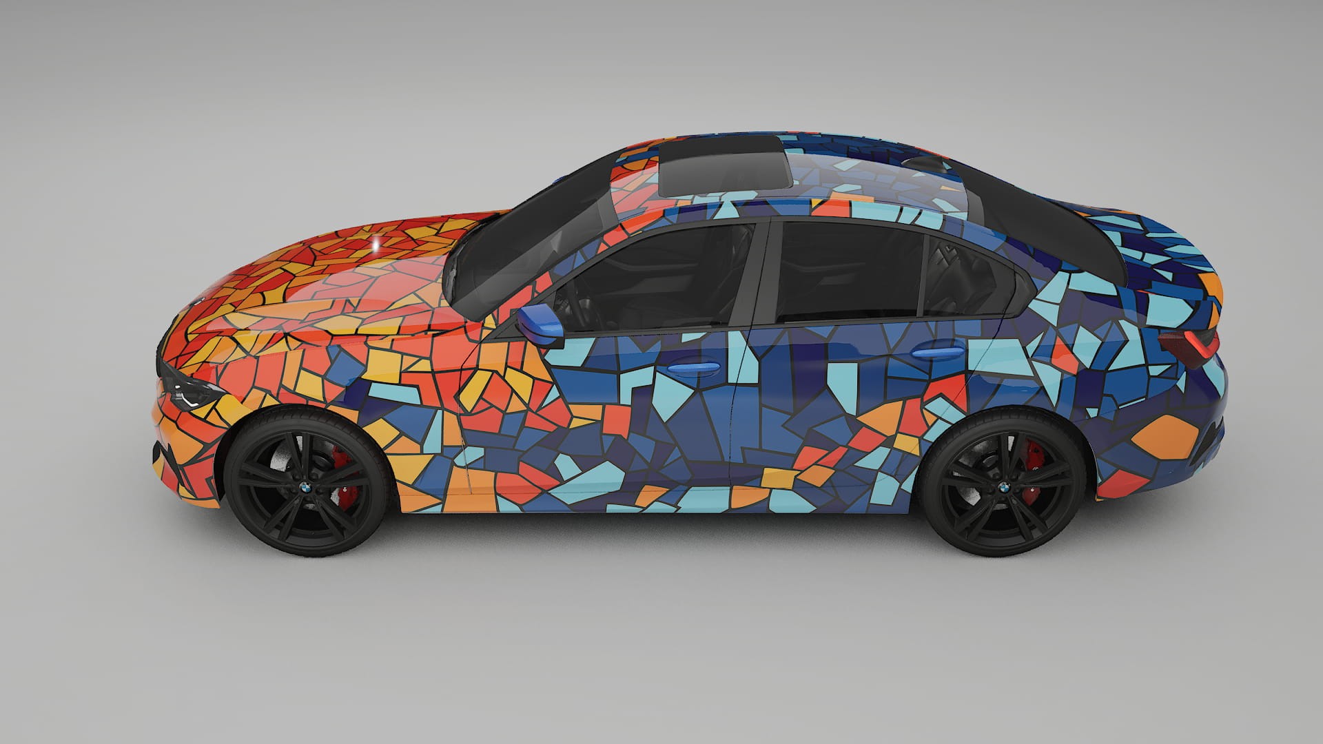 BMW 3 G20 prefacelift pre-LCI BARCELONA – Design-Wrap PPF-Kit aus bedruckbarer Polyurethanfolie