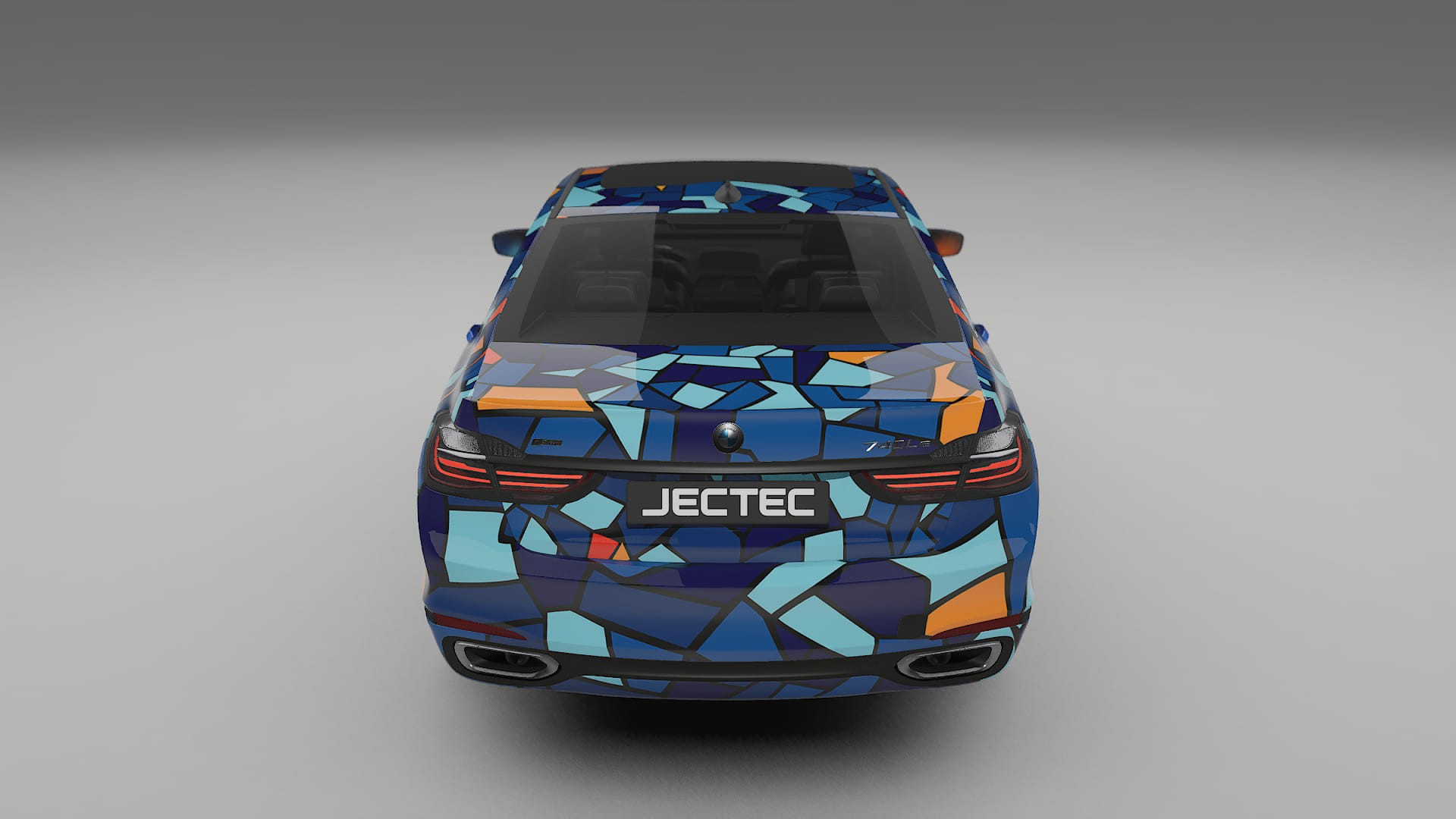 BMW 7 G11 G12 facelift LCI BARCELONA – Design-Wrap PPF-Kit aus bedruckbarer Polyurethanfolie