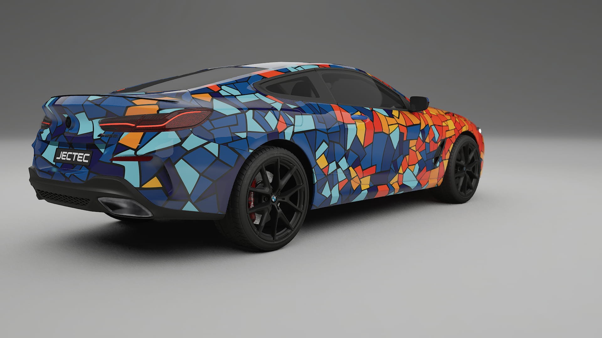 BMW 850 G15 BARCELONA – Design-Wrap PPF-Kit aus bedruckbarer Polyurethanfolie