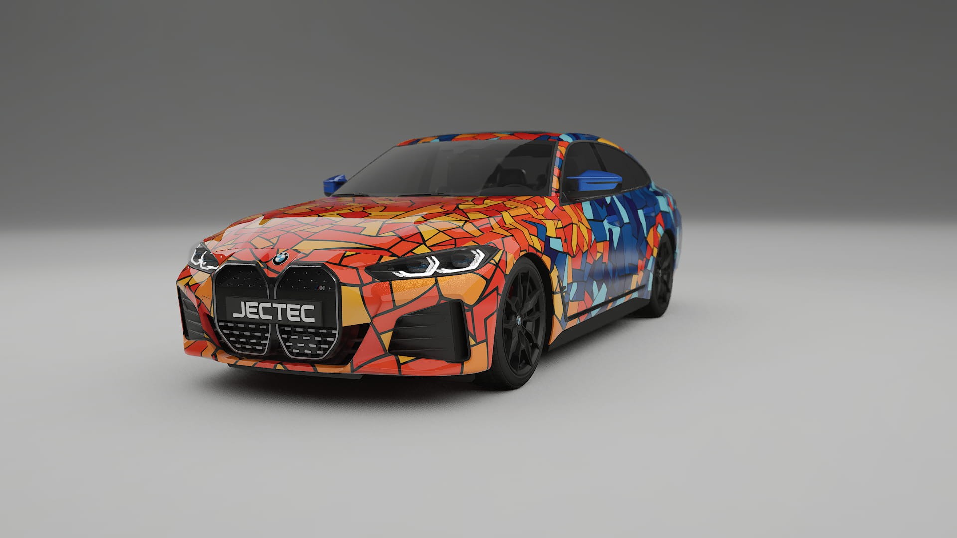 BMW I4 G26 M-Package BARCELONA Designed Wrap PPF Kit – Printable Polyurethane Film