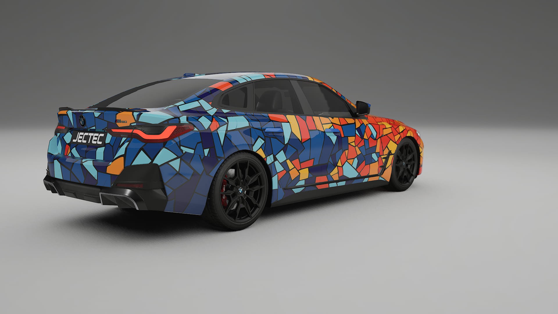 BMW I4 G26 M-Package BARCELONA Designed Wrap PPF Kit – Printable Polyurethane Film
