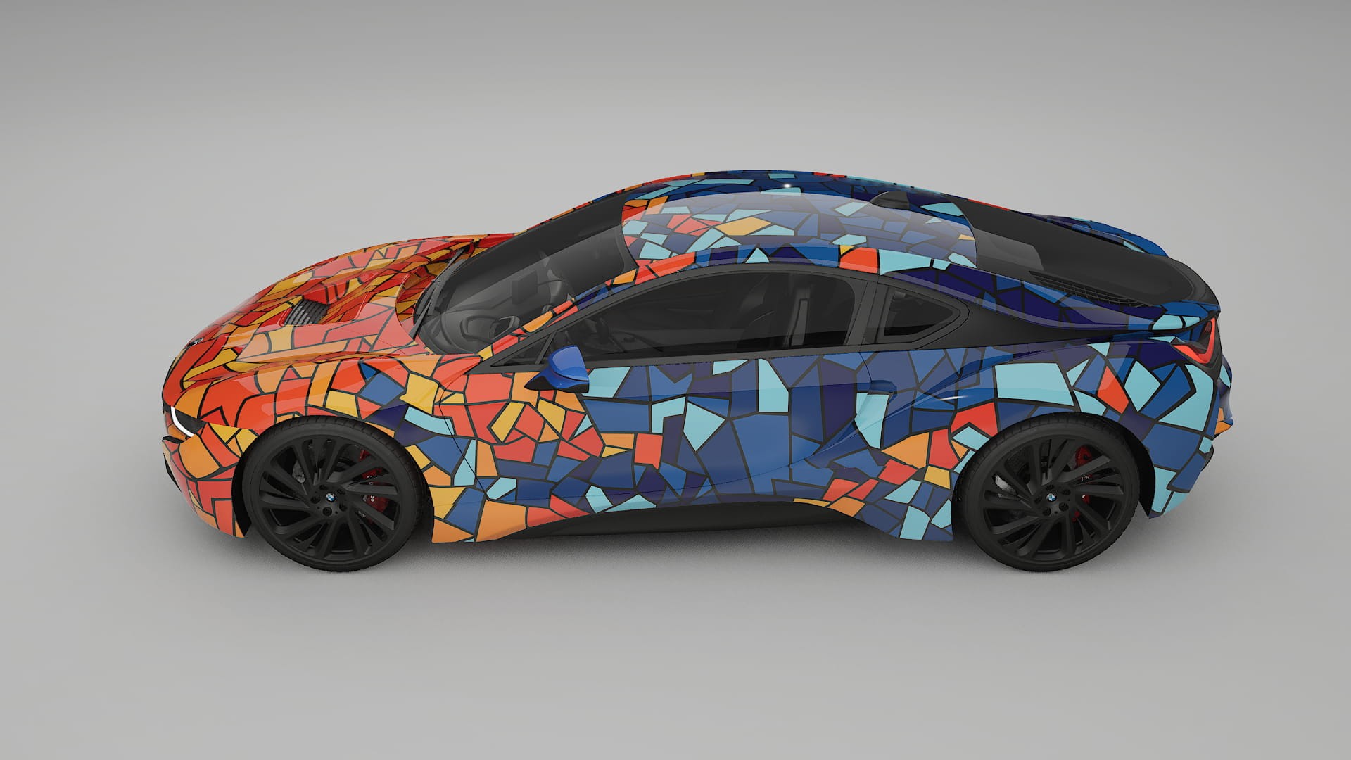 BMW I8 I12 BARCELONA Designed Wrap PPF Kit – Printable Polyurethane Film