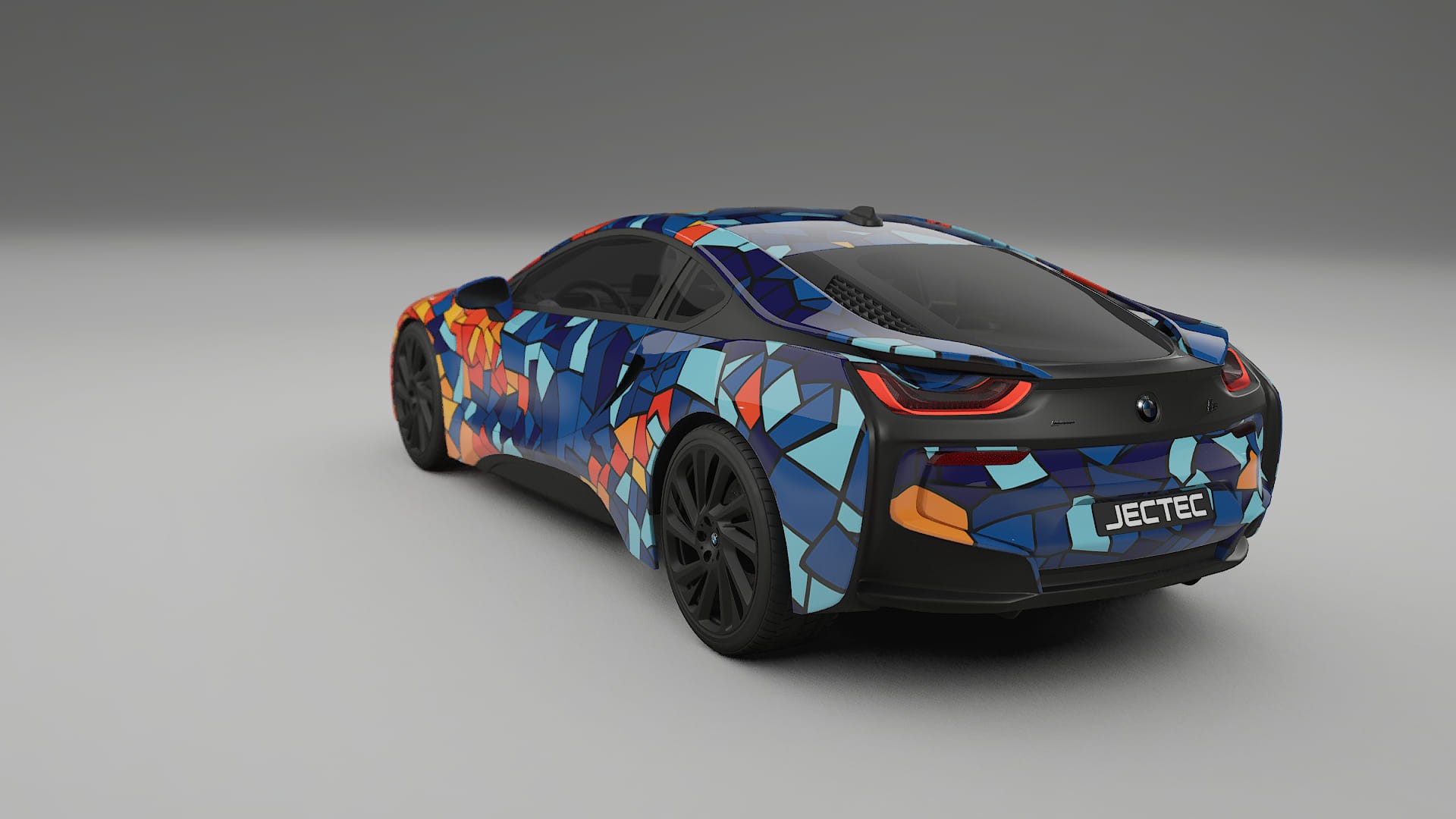 BMW I8 I12 BARCELONA – Design-Wrap PPF-Kit aus bedruckbarer Polyurethanfolie