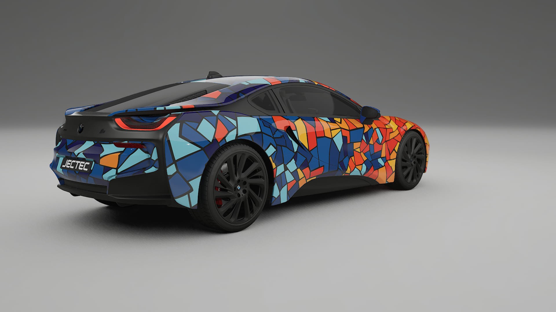 BMW I8 I12 BARCELONA – Design-Wrap PPF-Kit aus bedruckbarer Polyurethanfolie