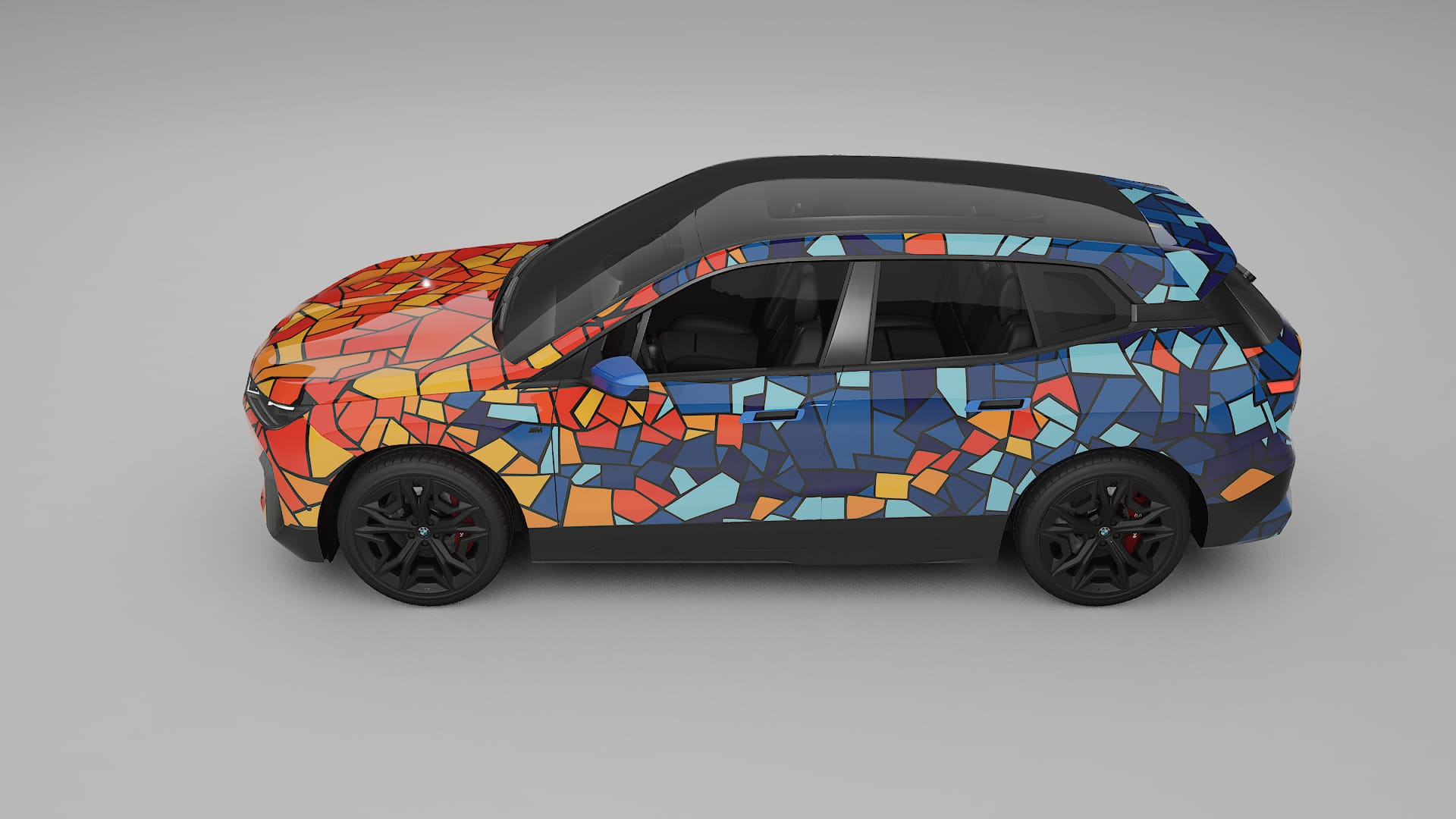 BMW iX M60 BARCELONA Designed Wrap PPF Kit – Printable Polyurethane Film