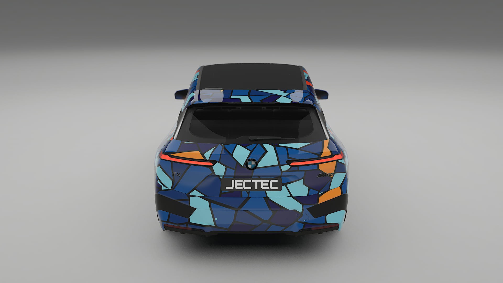 BMW iX M60 BARCELONA Designed Wrap PPF Kit – Printable Polyurethane Film