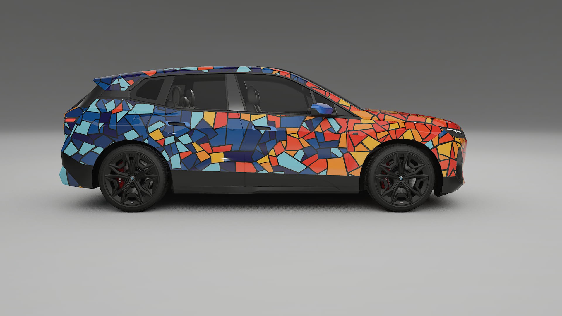 BMW iX M60 BARCELONA Designed Wrap PPF Kit – Printable Polyurethane Film