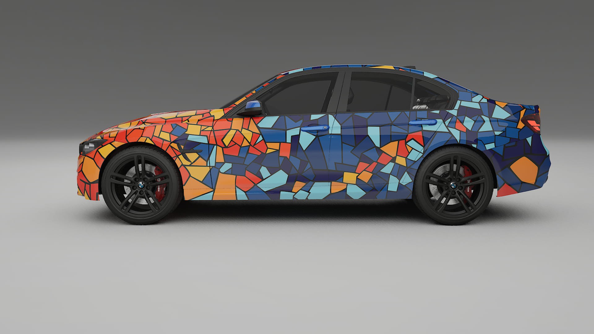 BMW M3 F80 BARCELONA – Design-Wrap PPF-Kit aus bedruckbarer Polyurethanfolie