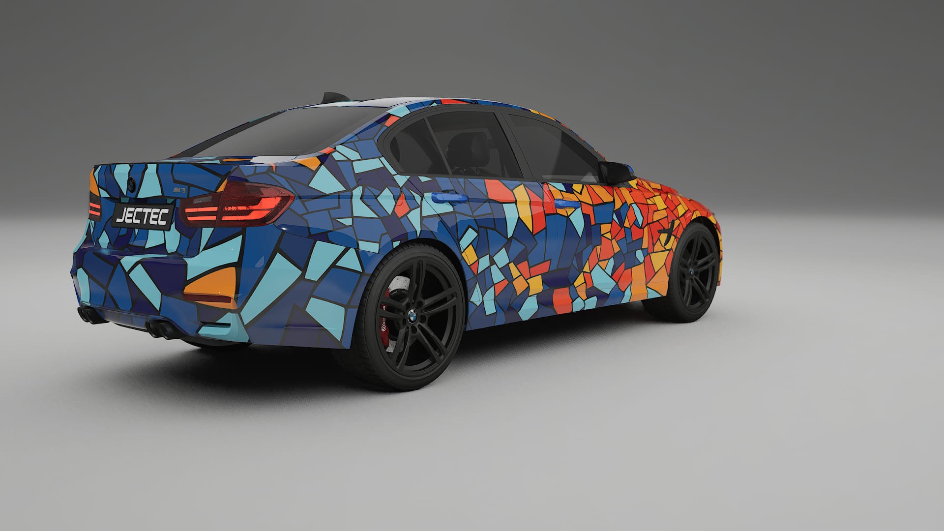 BMW M3 F80 BARCELONA – Design-Wrap PPF-Kit aus bedruckbarer Polyurethanfolie
