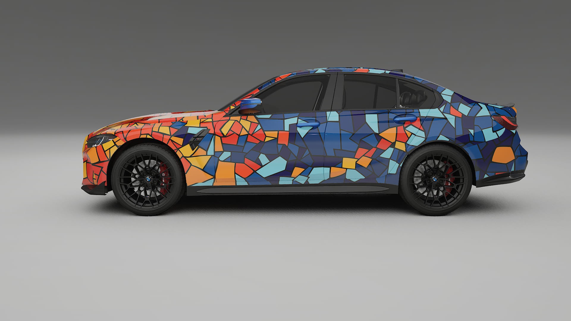 BMW M3 G80 Competition CS BARCELONA Designed Wrap PPF Kit – Printable Polyurethane Film