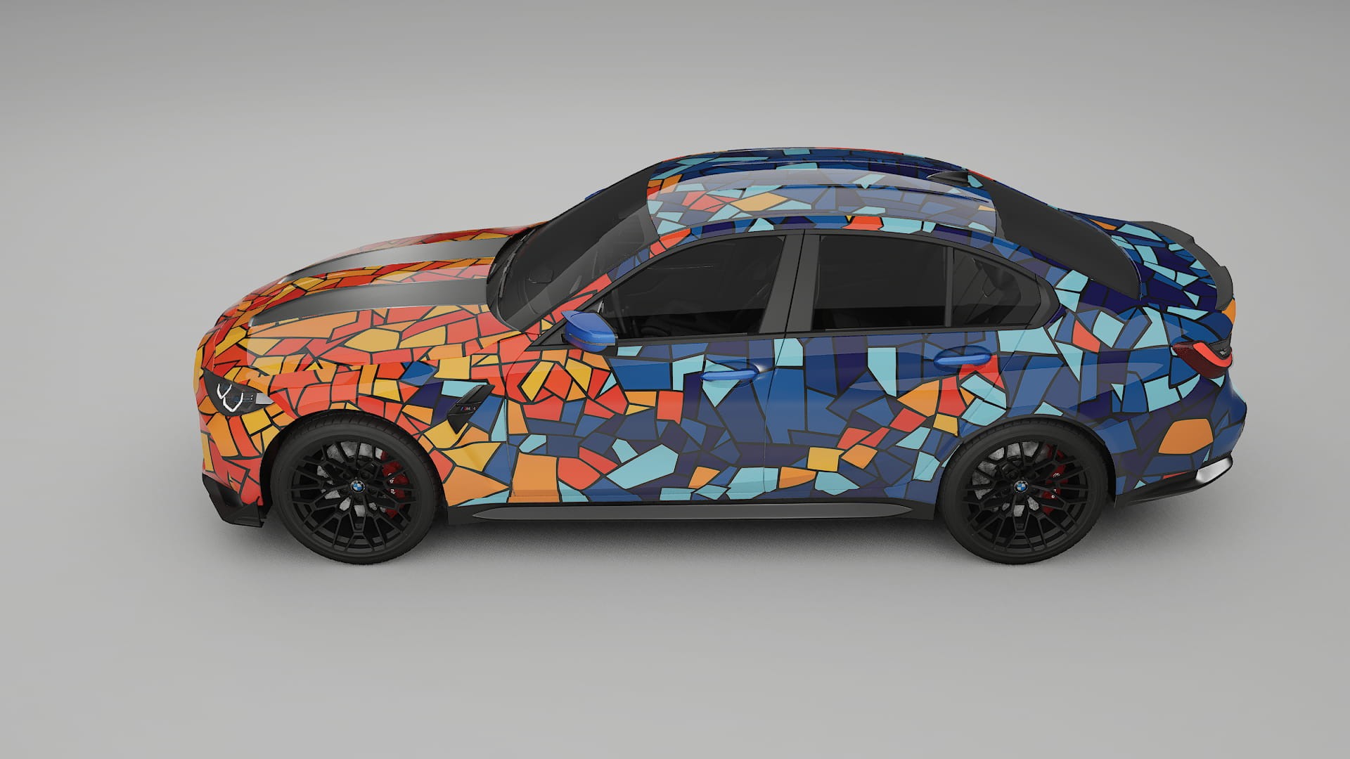 BMW M3 G80 Competition CS BARCELONA Designed Wrap PPF Kit – Printable Polyurethane Film
