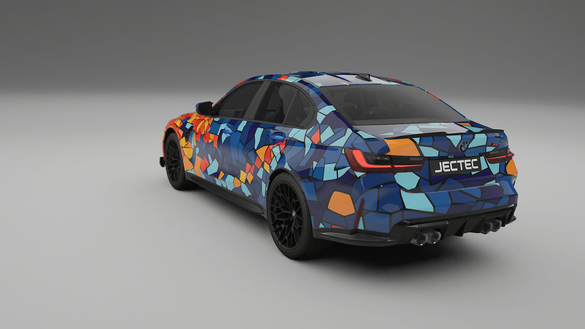 BMW M3 G80 Competition CS BARCELONA – Design-Wrap PPF-Kit aus bedruckbarer Polyurethanfolie