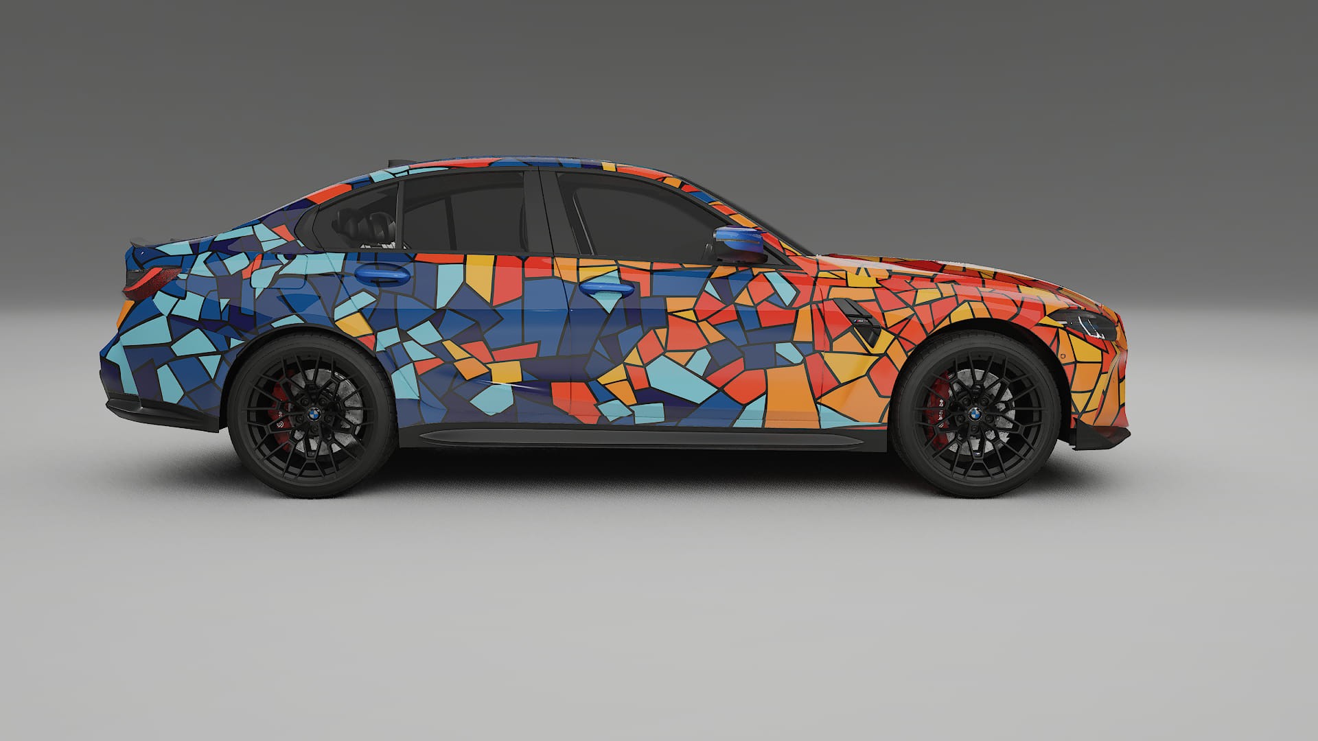 BMW M3 G80 Competition CS BARCELONA Designed Wrap PPF Kit – Printable Polyurethane Film