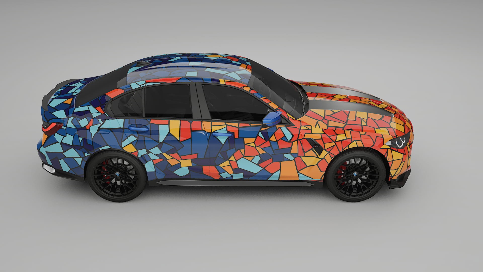 BMW M3 G80 Competition CS BARCELONA – Design-Wrap PPF-Kit aus bedruckbarer Polyurethanfolie
