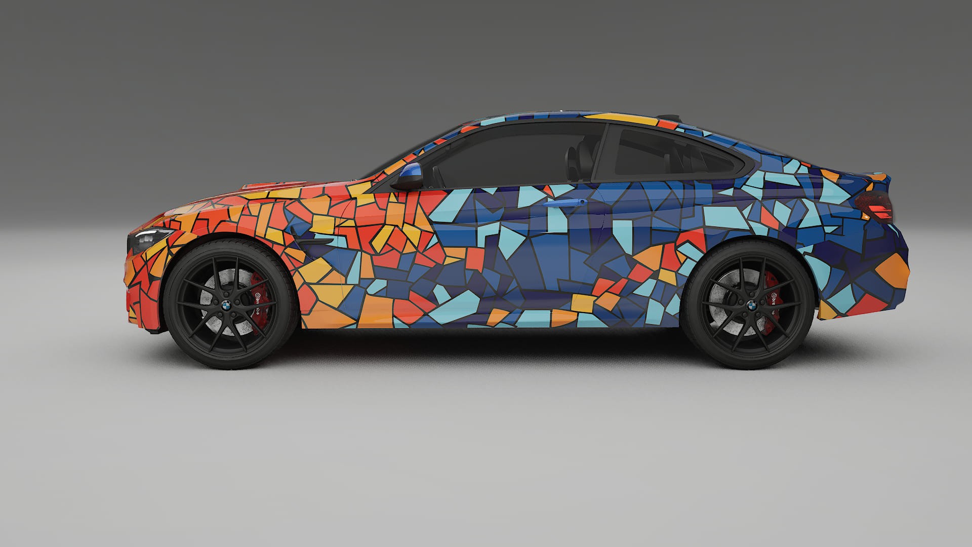BMW M4 F82 BARCELONA Designed Wrap PPF Kit – Printable Polyurethane Film