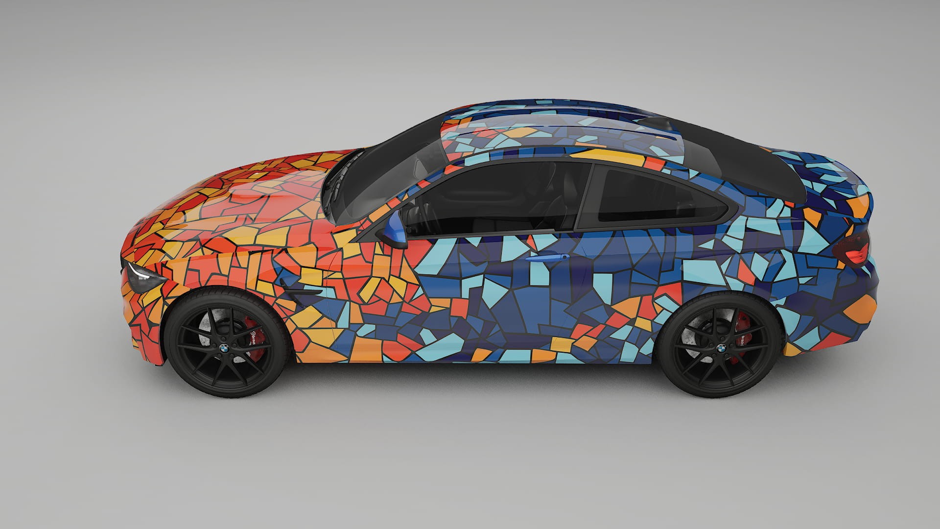 BMW M4 F82 BARCELONA Designed Wrap PPF Kit – Printable Polyurethane Film