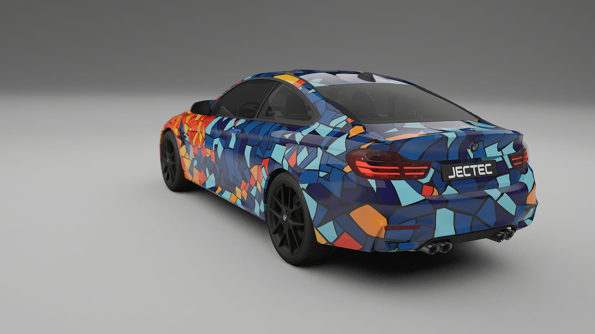 BMW M4 F82 BARCELONA – Design-Wrap PPF-Kit aus bedruckbarer Polyurethanfolie
