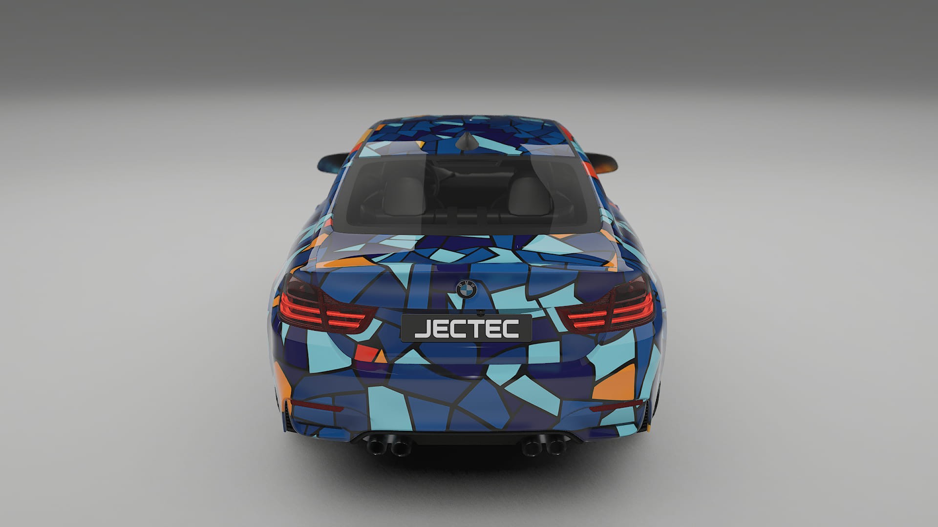 BMW M4 F82 BARCELONA – Design-Wrap PPF-Kit aus bedruckbarer Polyurethanfolie