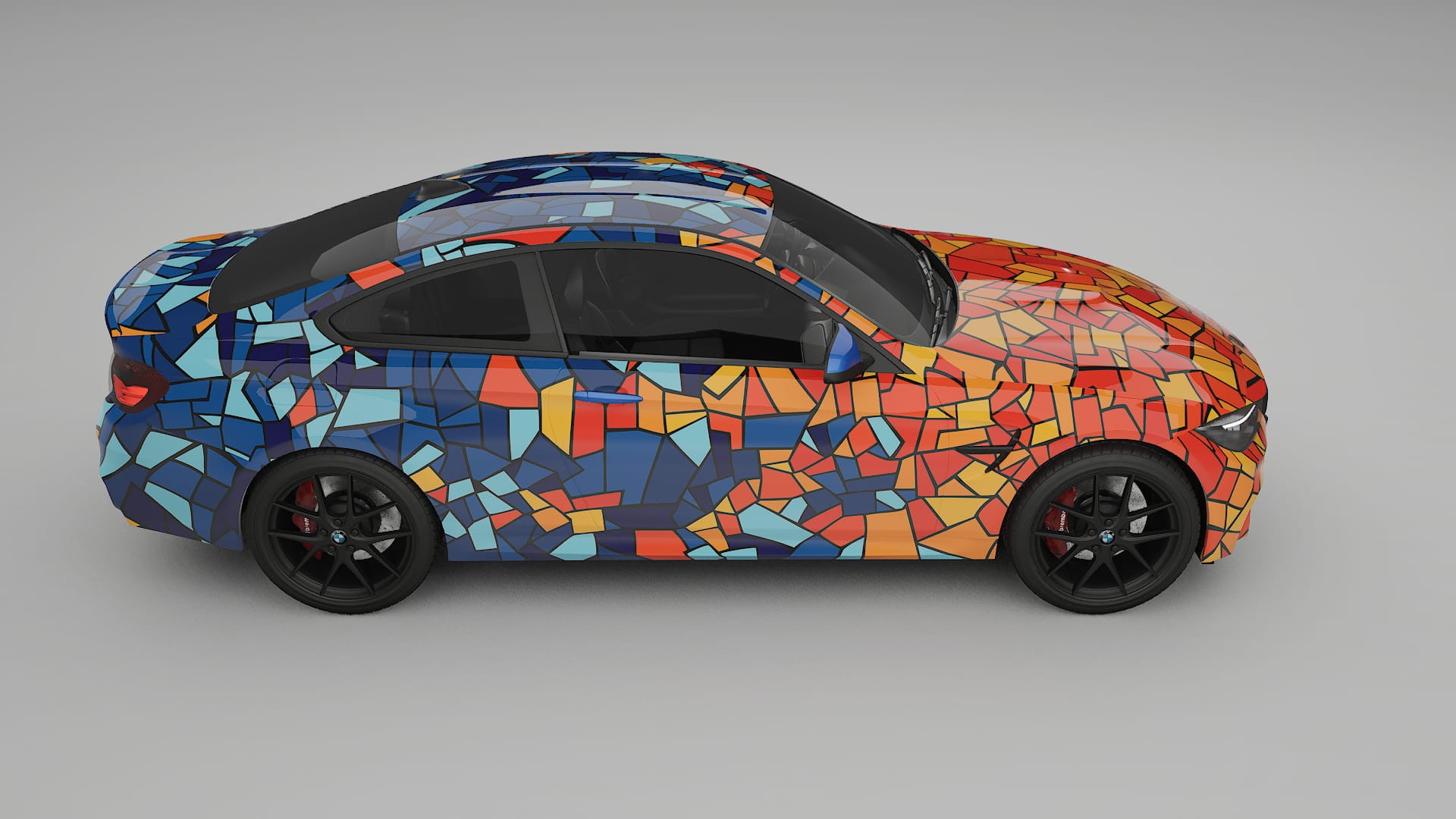 BMW M4 F82 BARCELONA Designed Wrap PPF Kit – Printable Polyurethane Film