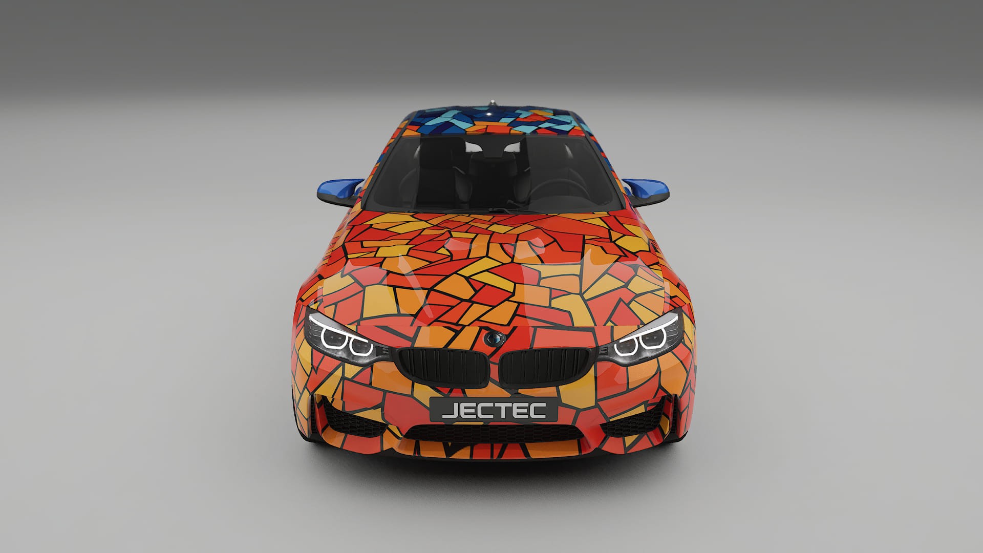BMW M4 F82 BARCELONA – Design-Wrap PPF-Kit aus bedruckbarer Polyurethanfolie