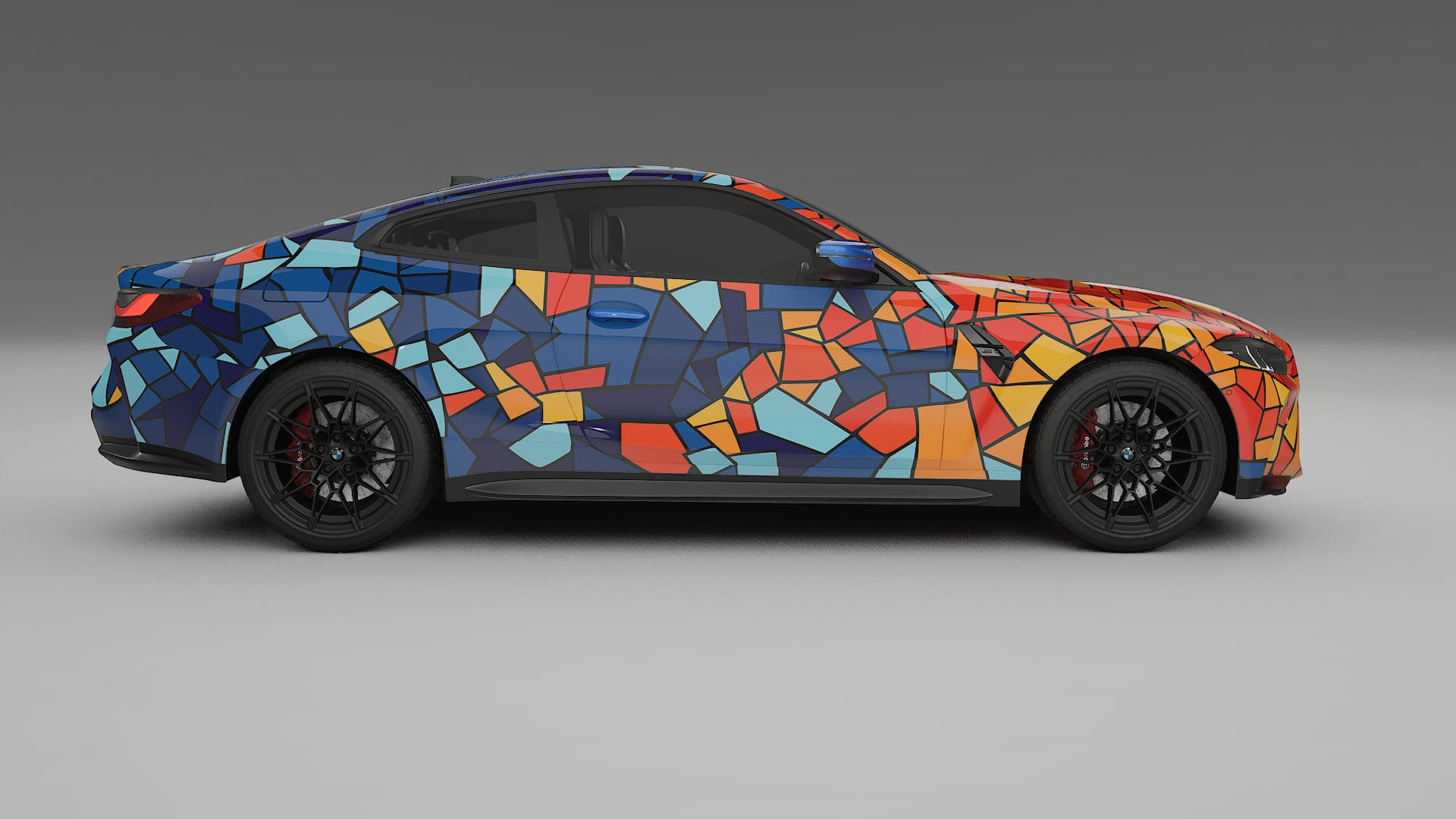 BMW M4 G82 BARCELONA – Design-Wrap PPF-Kit aus bedruckbarer Polyurethanfolie