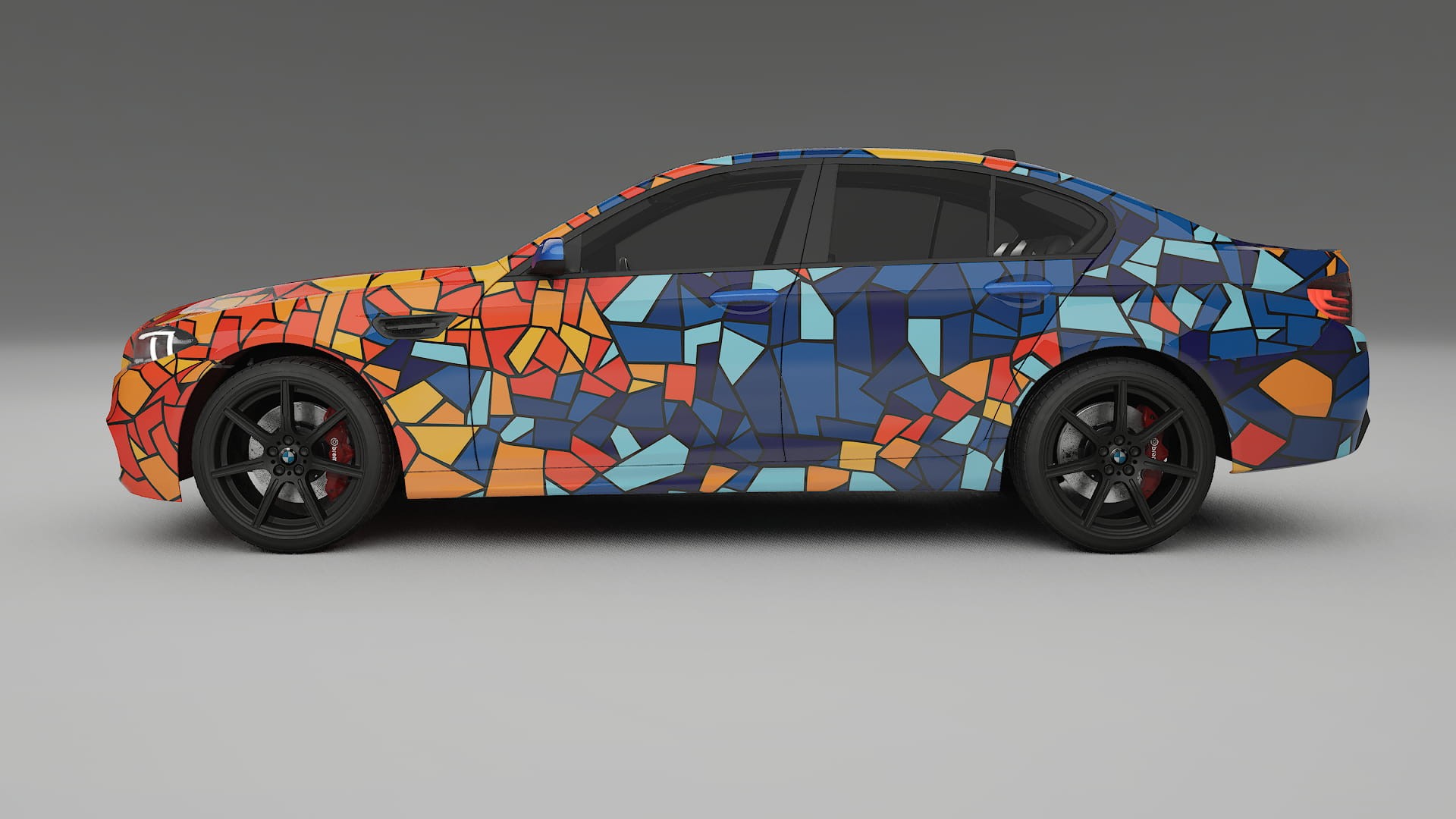 BMW M5 F10 BARCELONA Designed Wrap PPF Kit – Printable Polyurethane Film