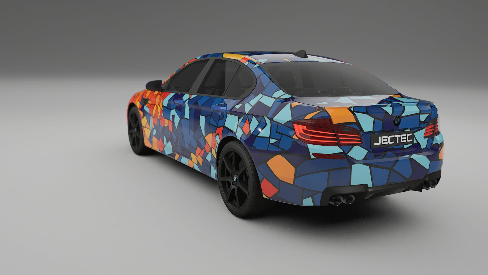 BMW M5 F10 BARCELONA Designed Wrap PPF Kit – Printable Polyurethane Film