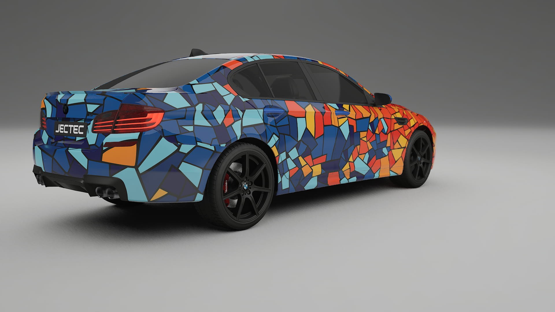 BMW M5 F10 BARCELONA Designed Wrap PPF Kit – Printable Polyurethane Film