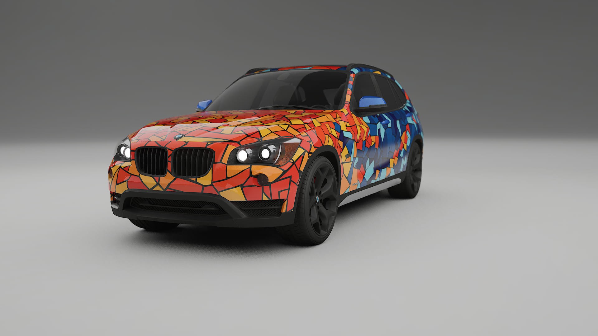 BMW X1 E84 BARCELONA Designed Wrap PPF Kit – Printable Polyurethane Film