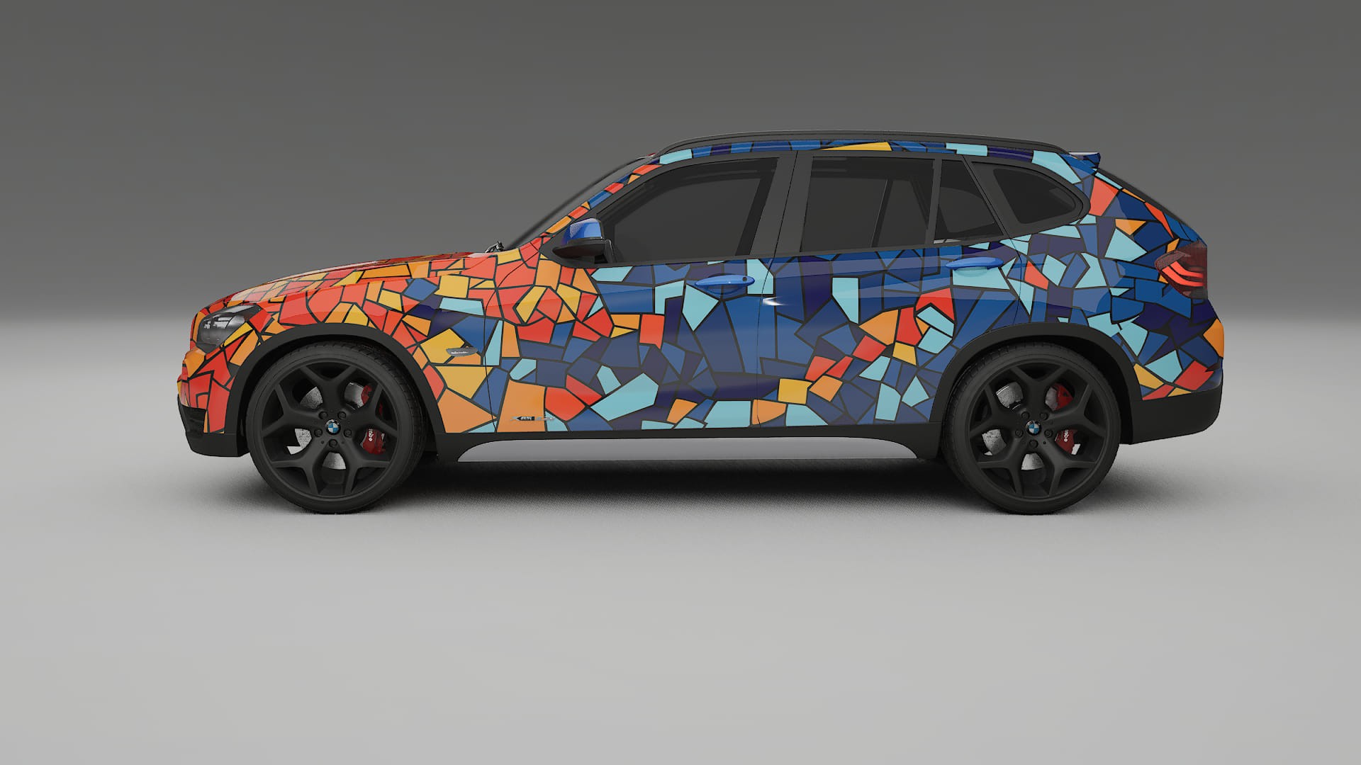 BMW X1 E84 BARCELONA Designed Wrap PPF Kit – Printable Polyurethane Film
