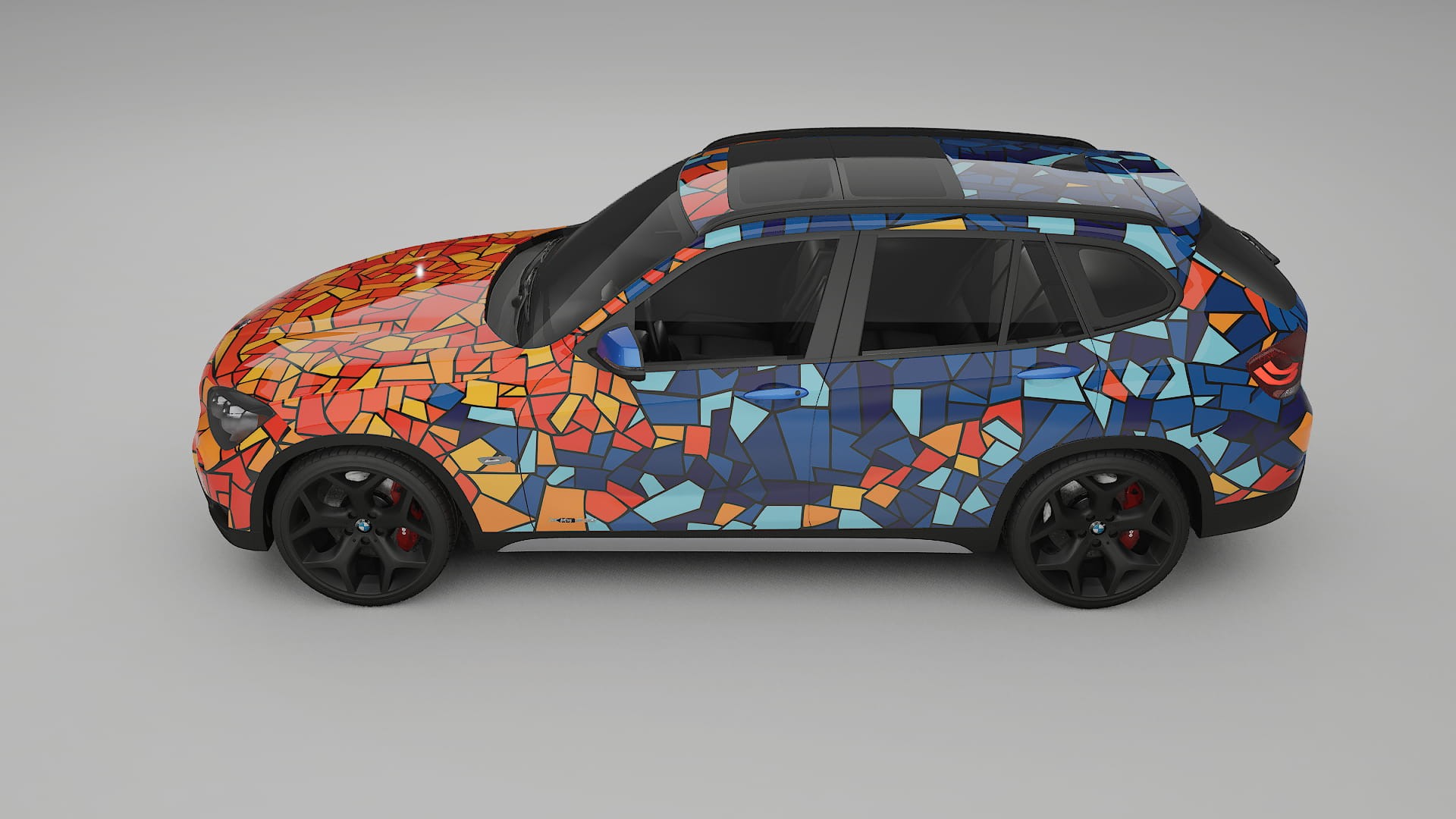 BMW X1 E84 BARCELONA Designed Wrap PPF Kit – Printable Polyurethane Film