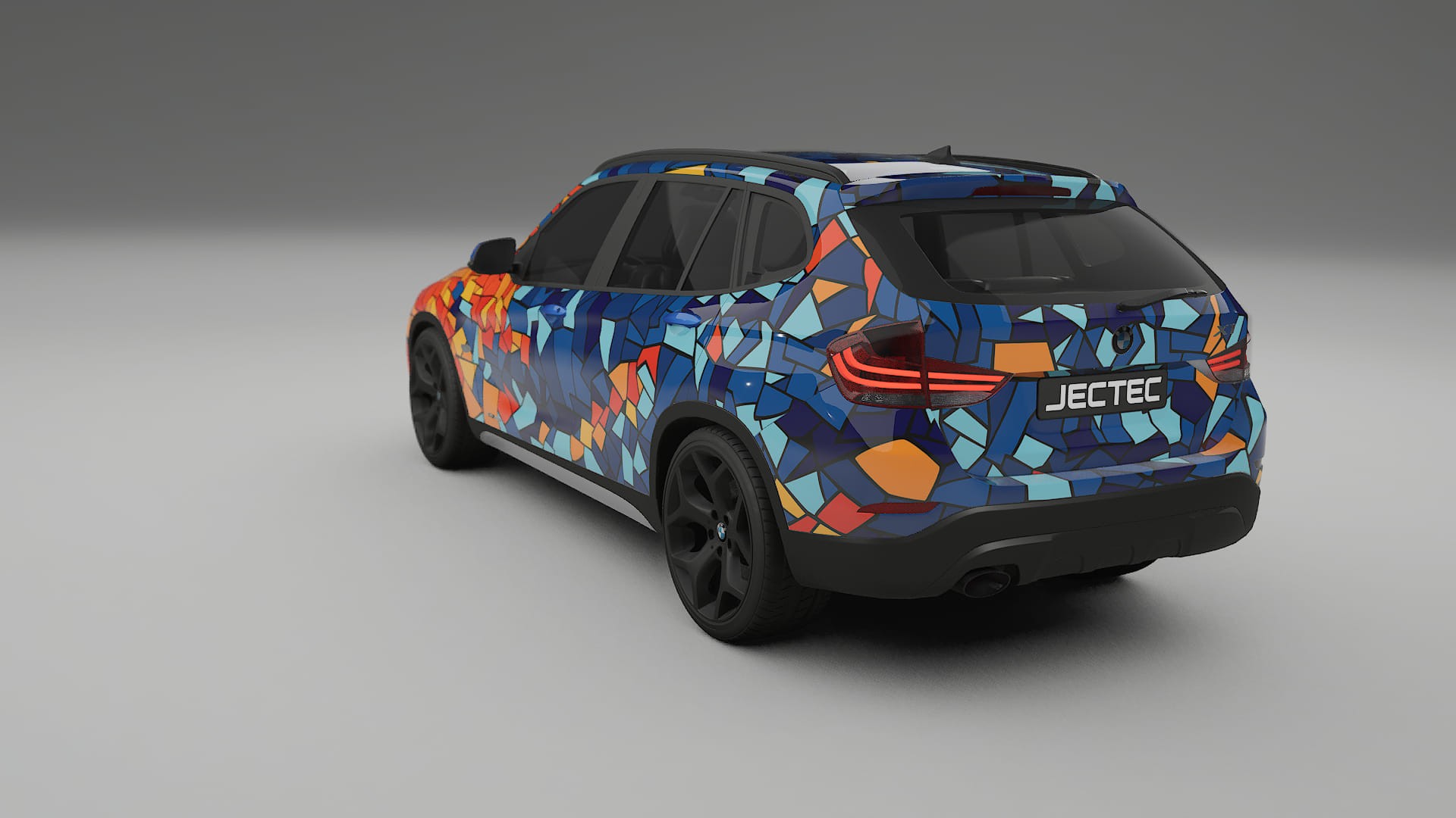 BMW X1 E84 BARCELONA – Design-Wrap PPF-Kit aus bedruckbarer Polyurethanfolie