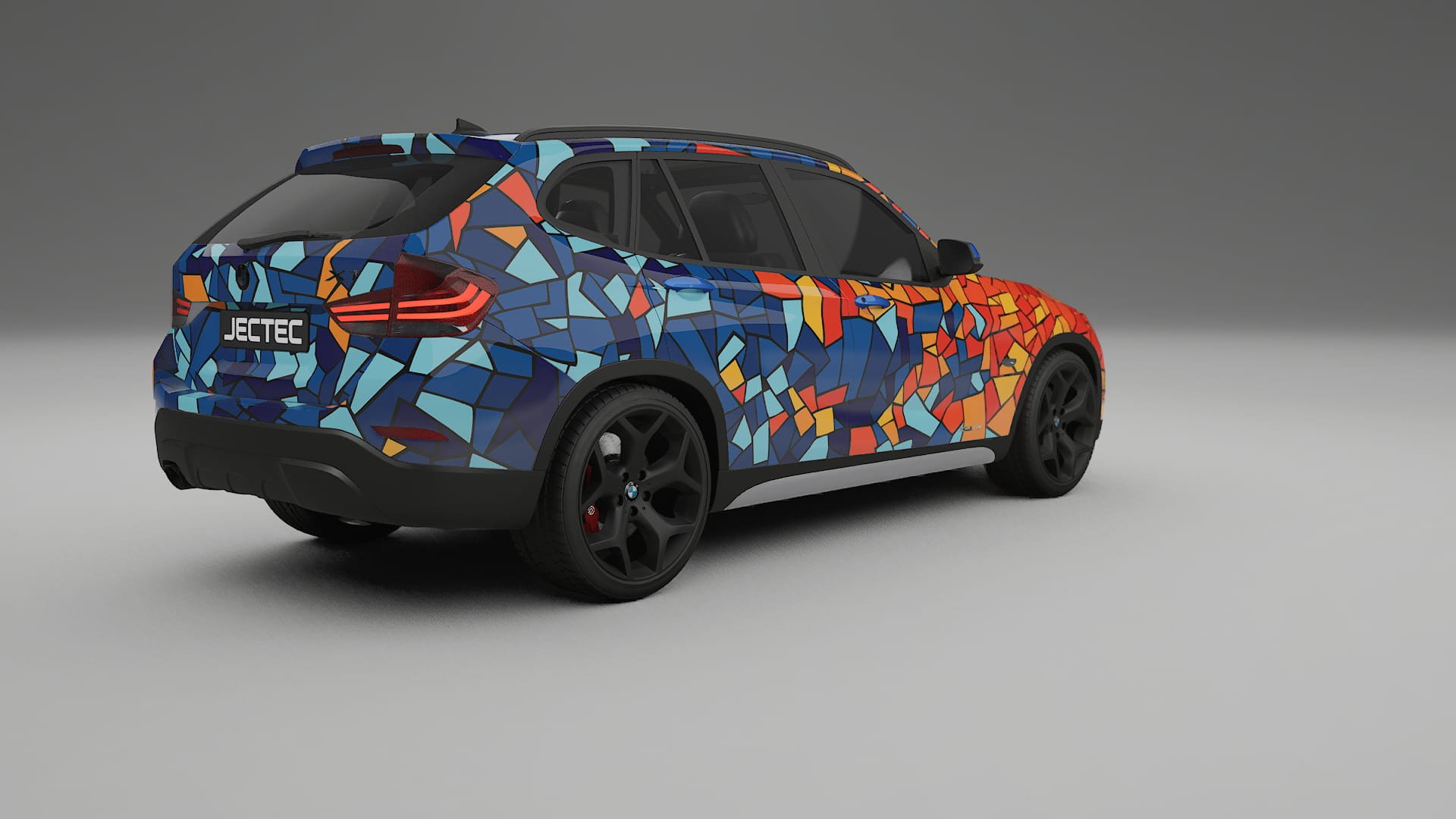 BMW X1 E84 BARCELONA Designed Wrap PPF Kit – Printable Polyurethane Film