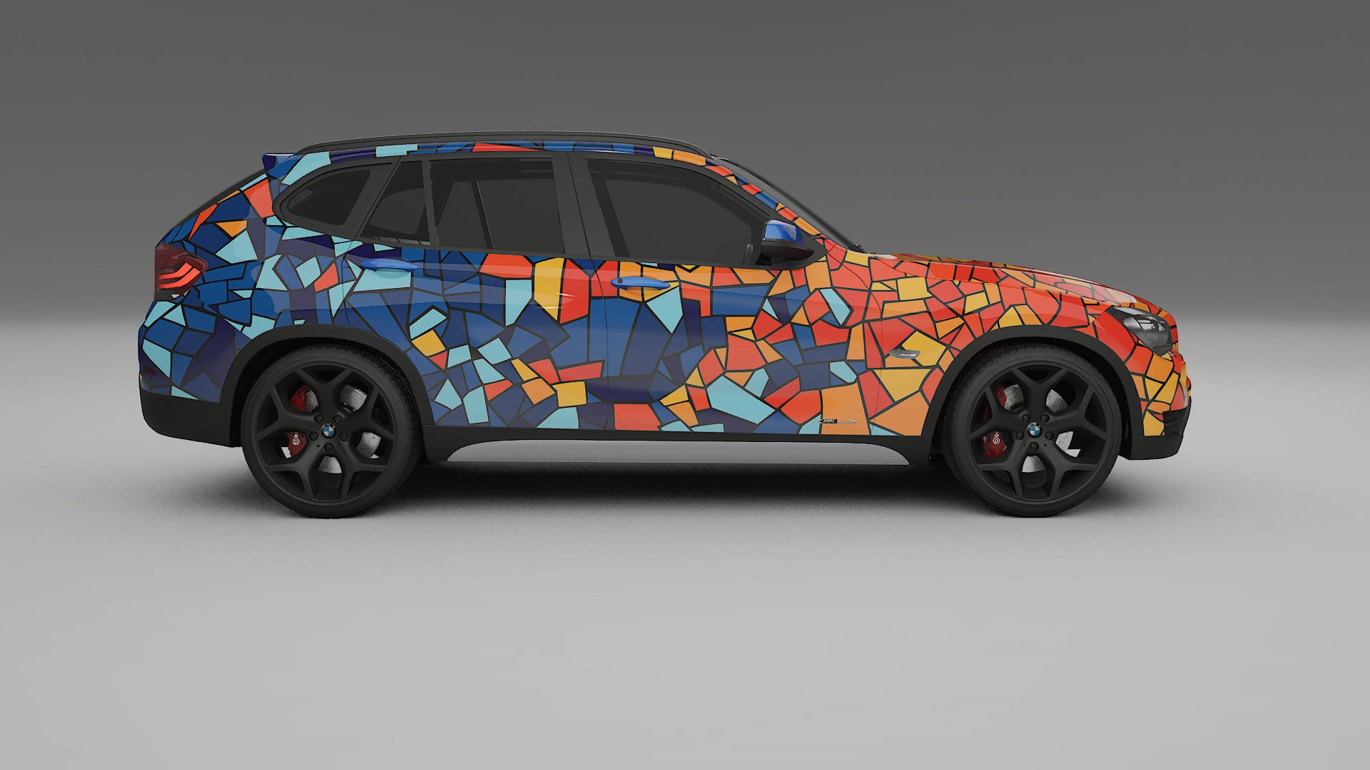 BMW X1 E84 BARCELONA Designed Wrap PPF Kit – Printable Polyurethane Film