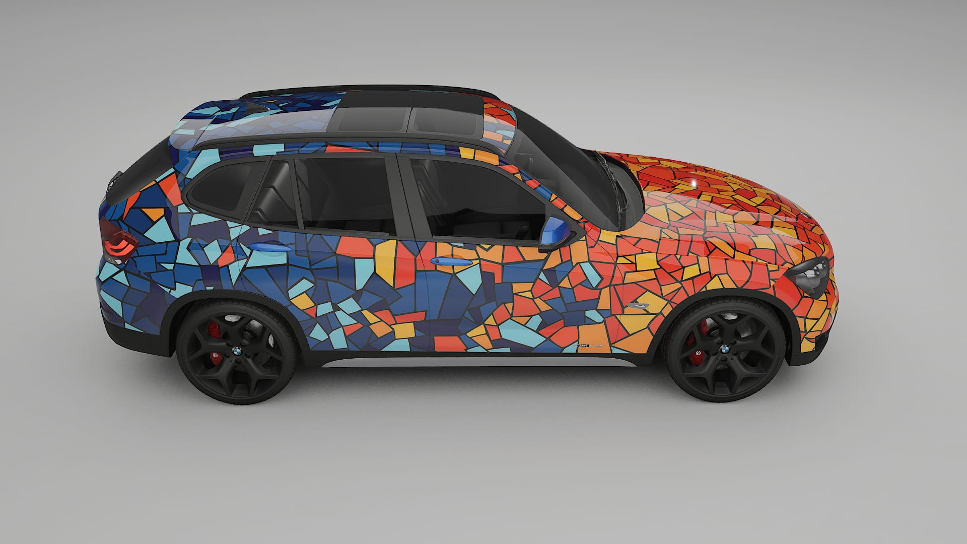 BMW X1 E84 BARCELONA Designed Wrap PPF Kit – Printable Polyurethane Film