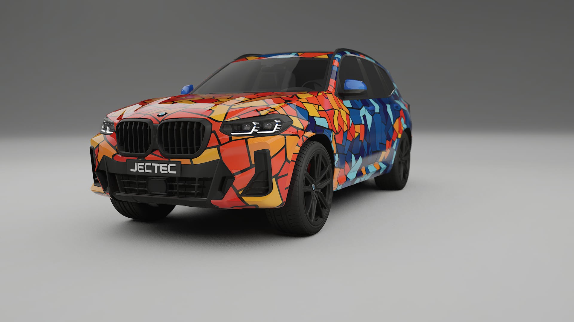 BMW X3 G01 facelift BARCELONA – Design-Wrap PPF-Kit aus bedruckbarer Polyurethanfolie