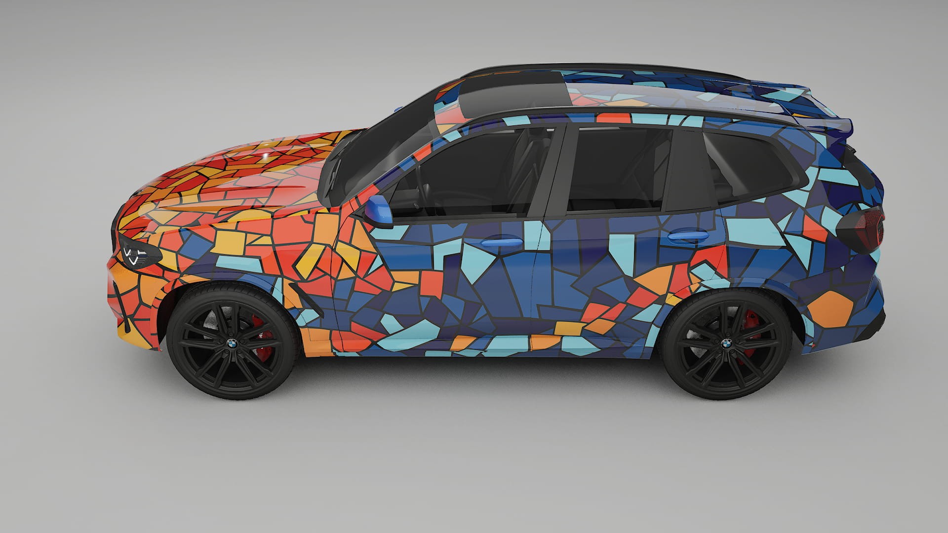 BMW X3 G01 facelift BARCELONA Designed Wrap PPF Kit – Printable Polyurethane Film