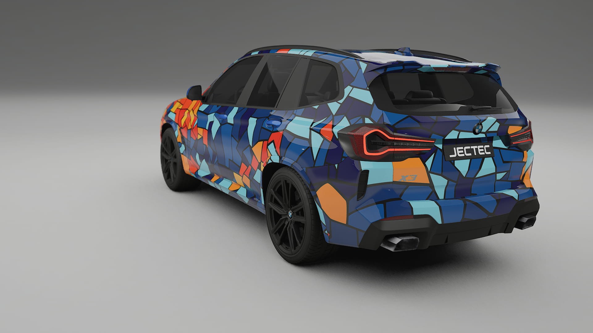 BMW X3 G01 facelift BARCELONA Designed Wrap PPF Kit – Printable Polyurethane Film
