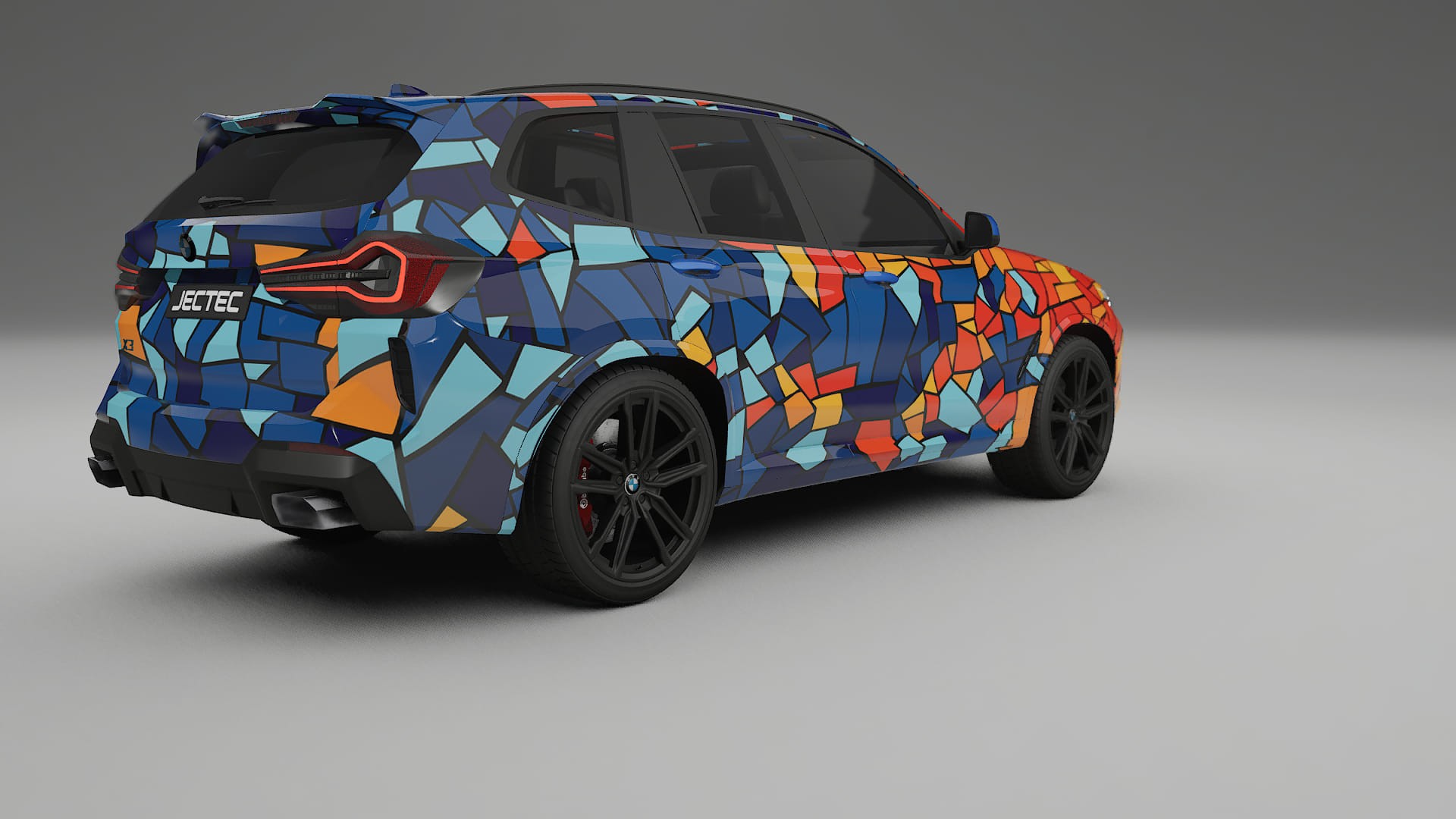 BMW X3 G01 facelift BARCELONA – Design-Wrap PPF-Kit aus bedruckbarer Polyurethanfolie