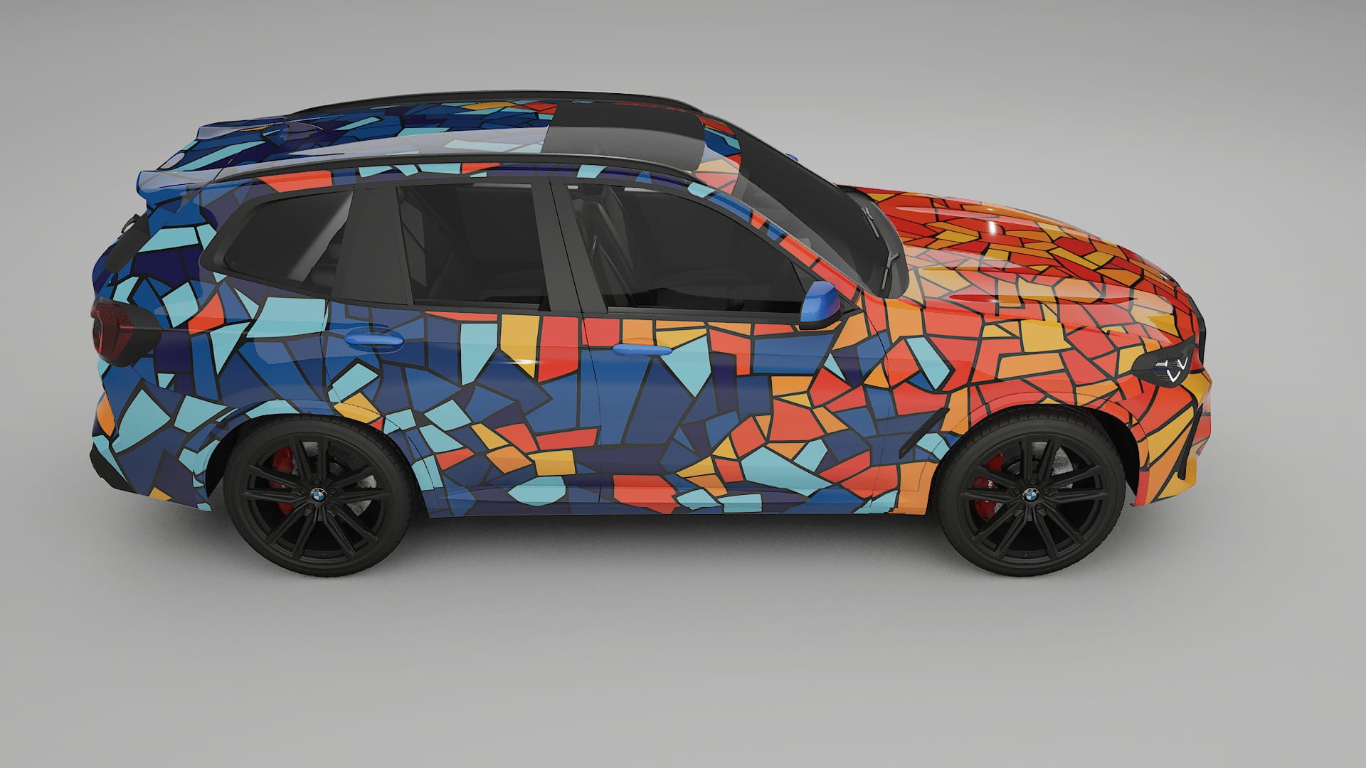 BMW X3 G01 facelift BARCELONA – Design-Wrap PPF-Kit aus bedruckbarer Polyurethanfolie