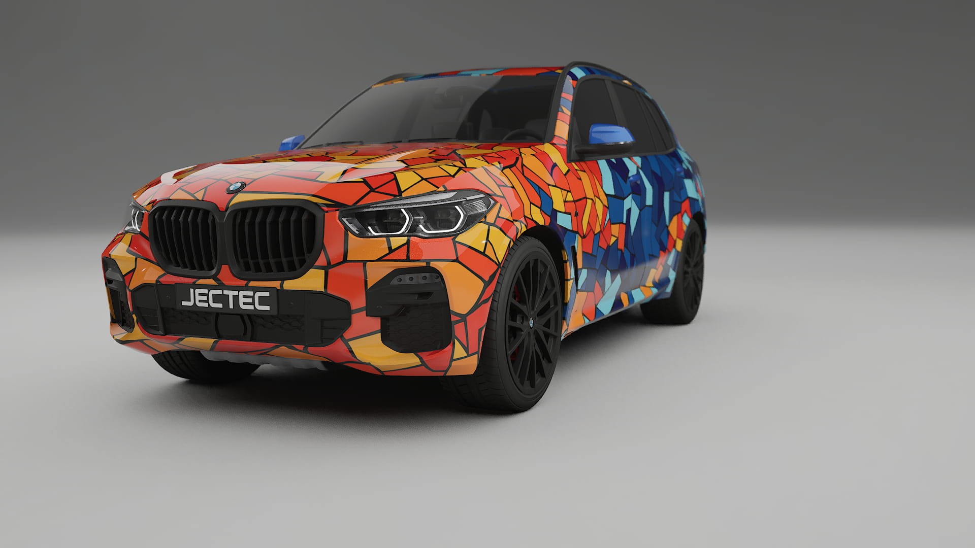 BMW X5 G05 M-Sport BARCELONA – Design-Wrap PPF-Kit aus bedruckbarer Polyurethanfolie