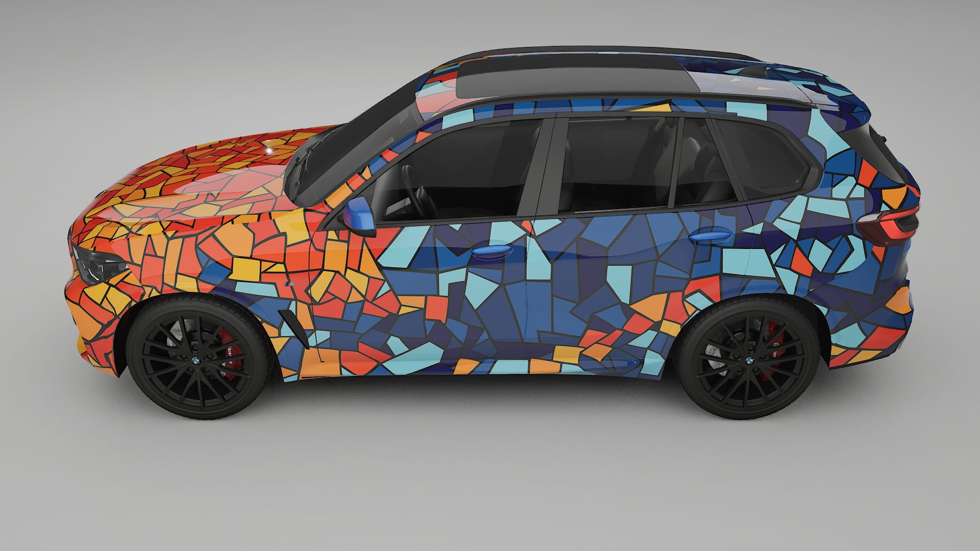 BMW X5 G05 M-Sport BARCELONA – Design-Wrap PPF-Kit aus bedruckbarer Polyurethanfolie