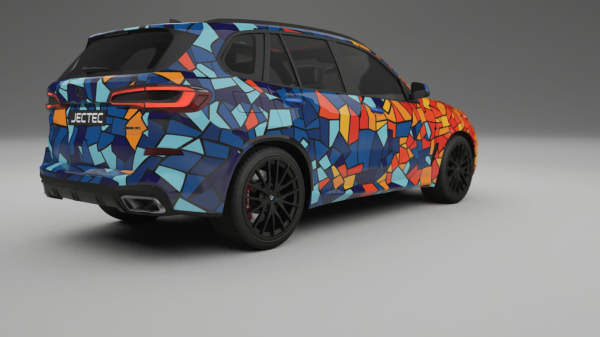 BMW X5 G05 M-Sport BARCELONA – Design-Wrap PPF-Kit aus bedruckbarer Polyurethanfolie