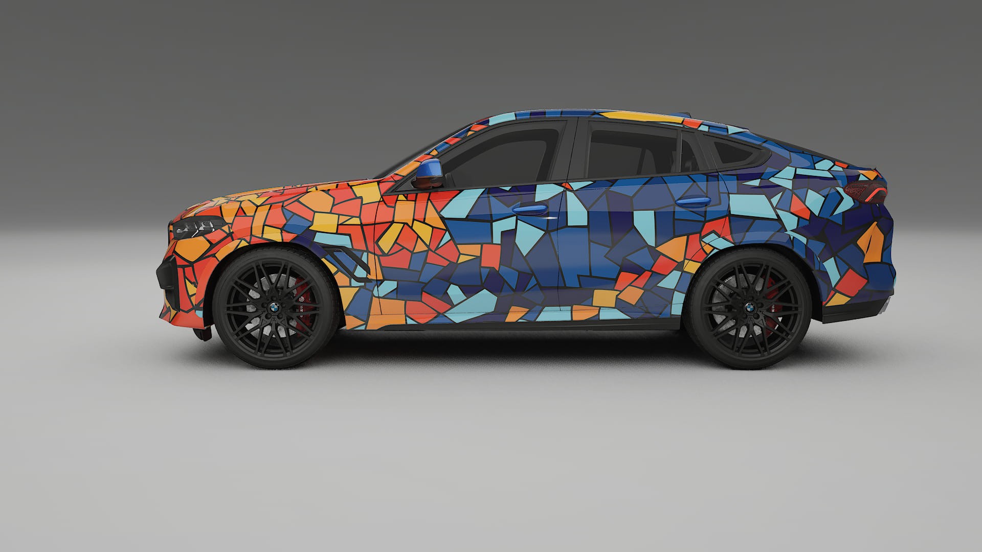 BMW X6 F96 Competition BARCELONA – Design-Wrap PPF-Kit aus bedruckbarer Polyurethanfolie
