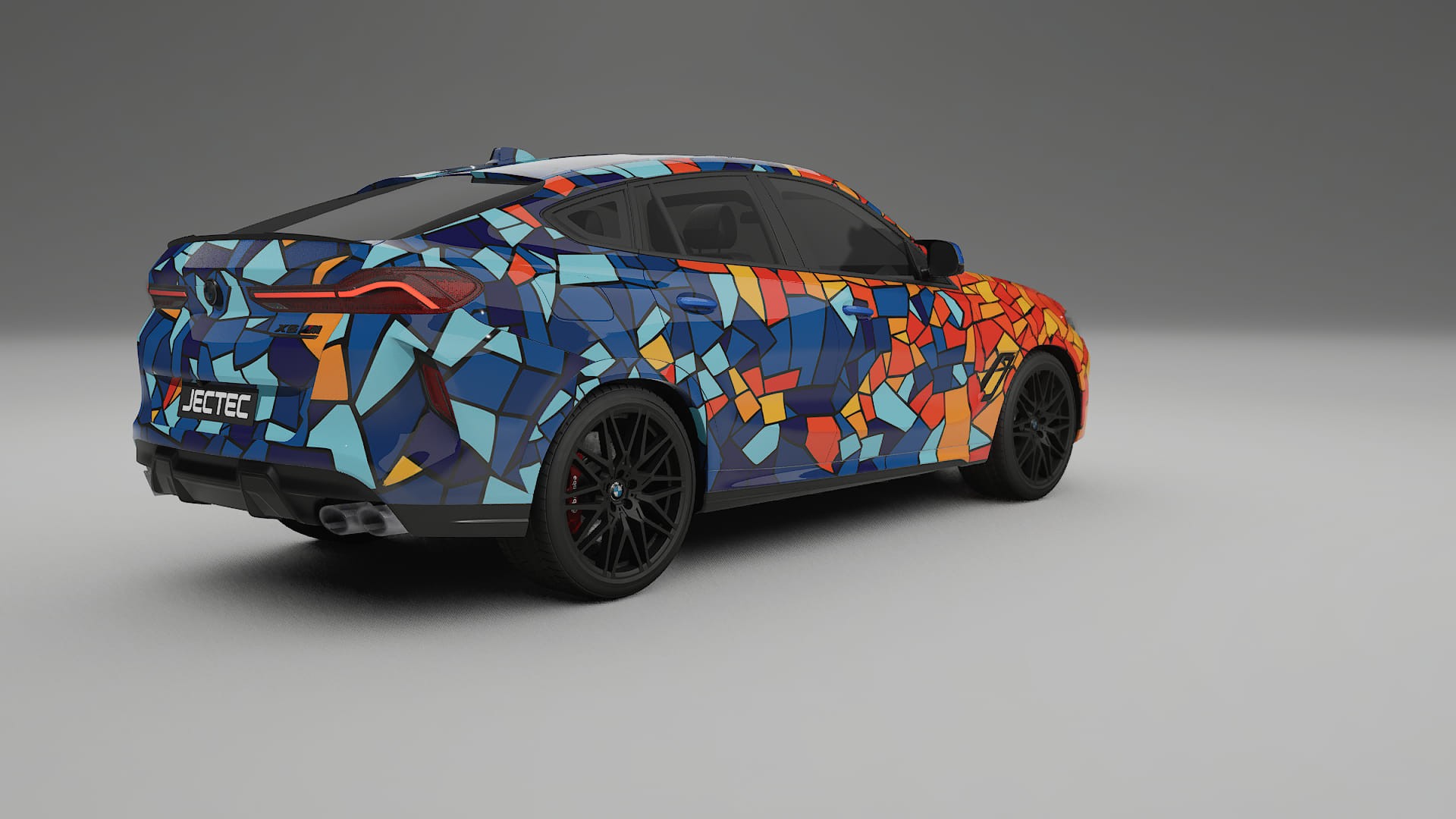 BMW X6 F96 Competition BARCELONA – Design-Wrap PPF-Kit aus bedruckbarer Polyurethanfolie