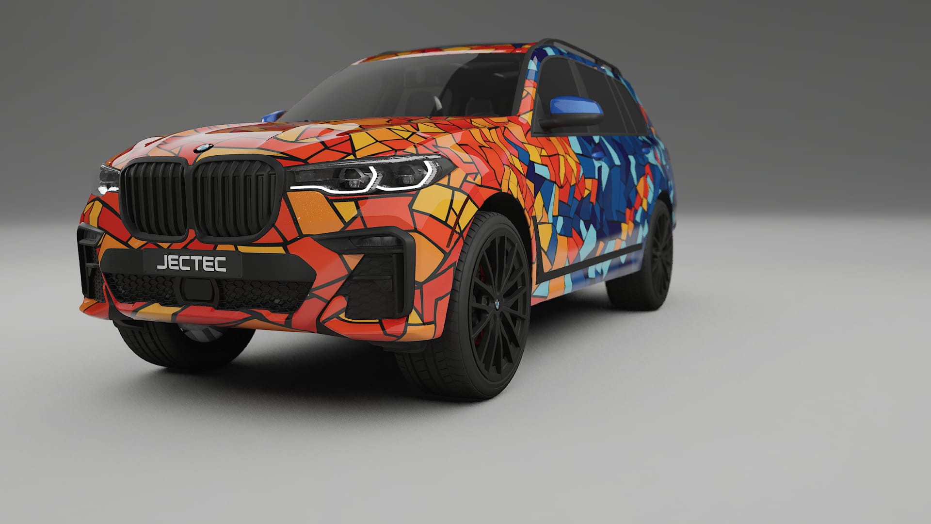 BMW X7 M G07 BARCELONA – Design-Wrap PPF-Kit aus bedruckbarer Polyurethanfolie