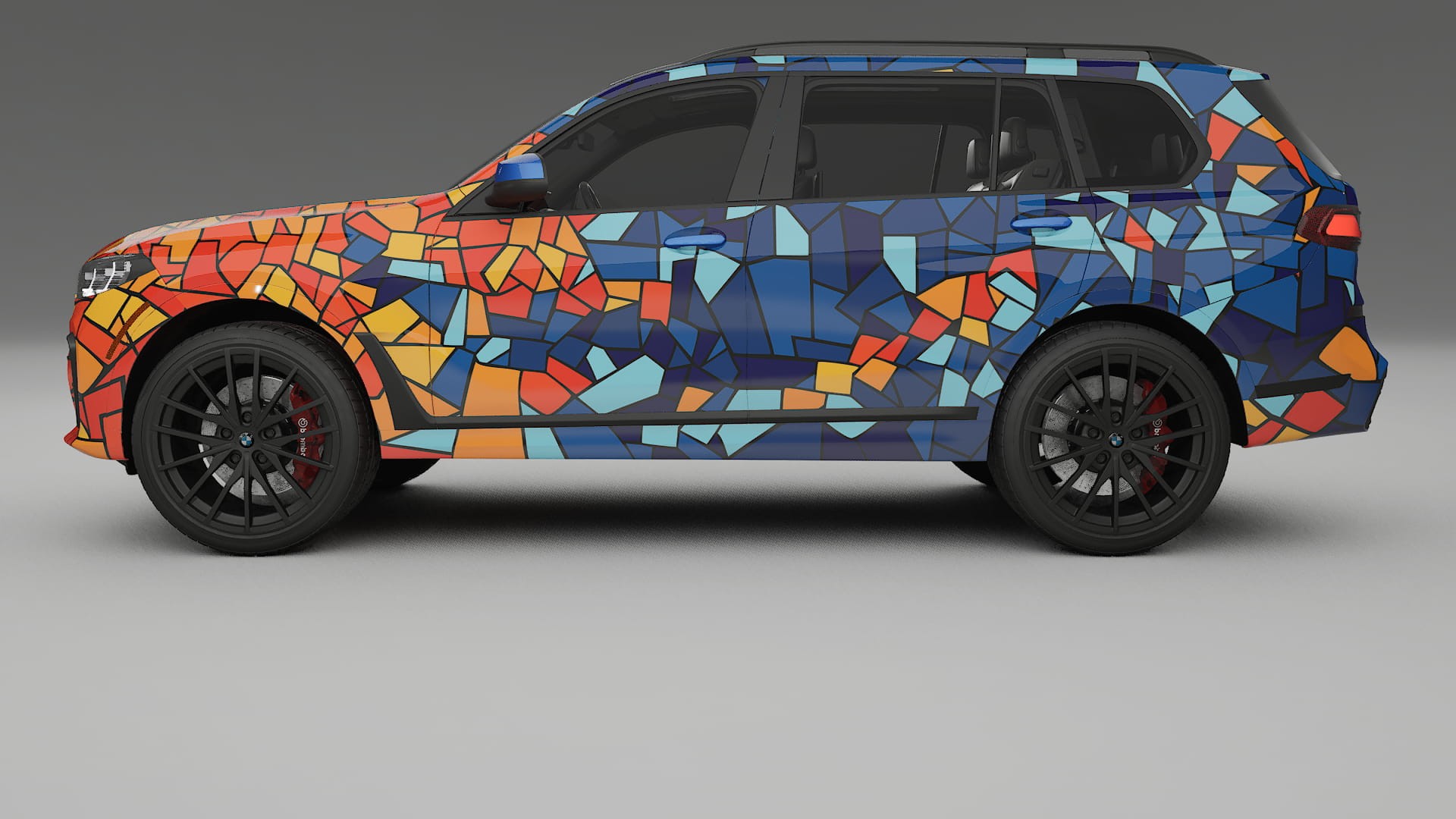 BMW X7 M G07 BARCELONA – Design-Wrap PPF-Kit aus bedruckbarer Polyurethanfolie