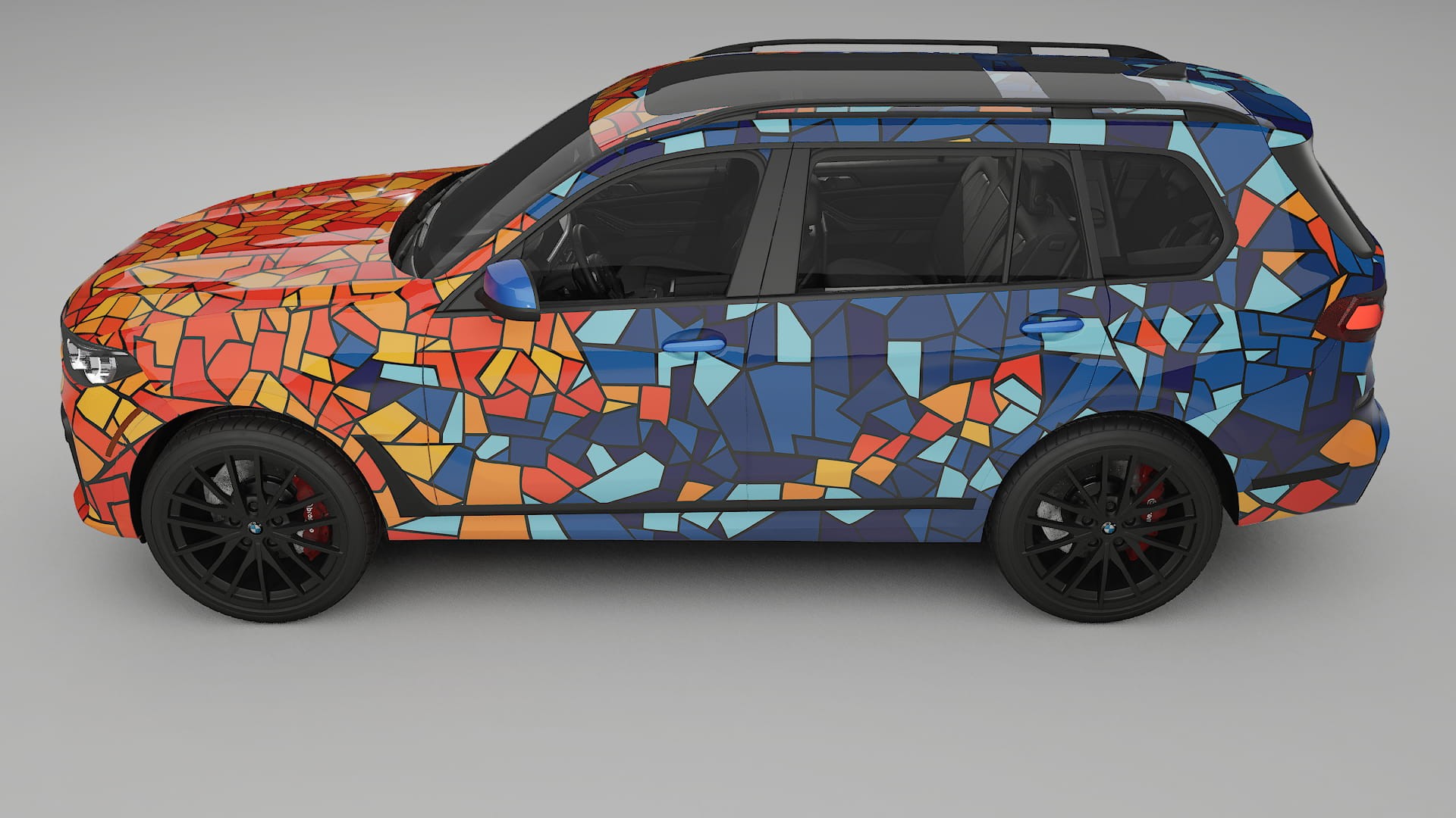 BMW X7 M G07 BARCELONA – Design-Wrap PPF-Kit aus bedruckbarer Polyurethanfolie