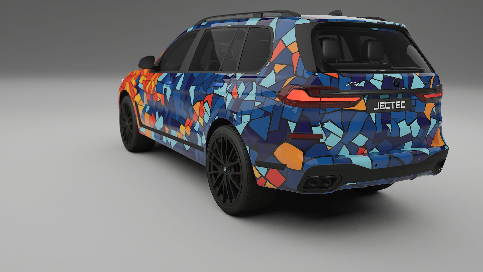 BMW X7 M G07 BARCELONA Designed Wrap PPF Kit – Printable Polyurethane Film